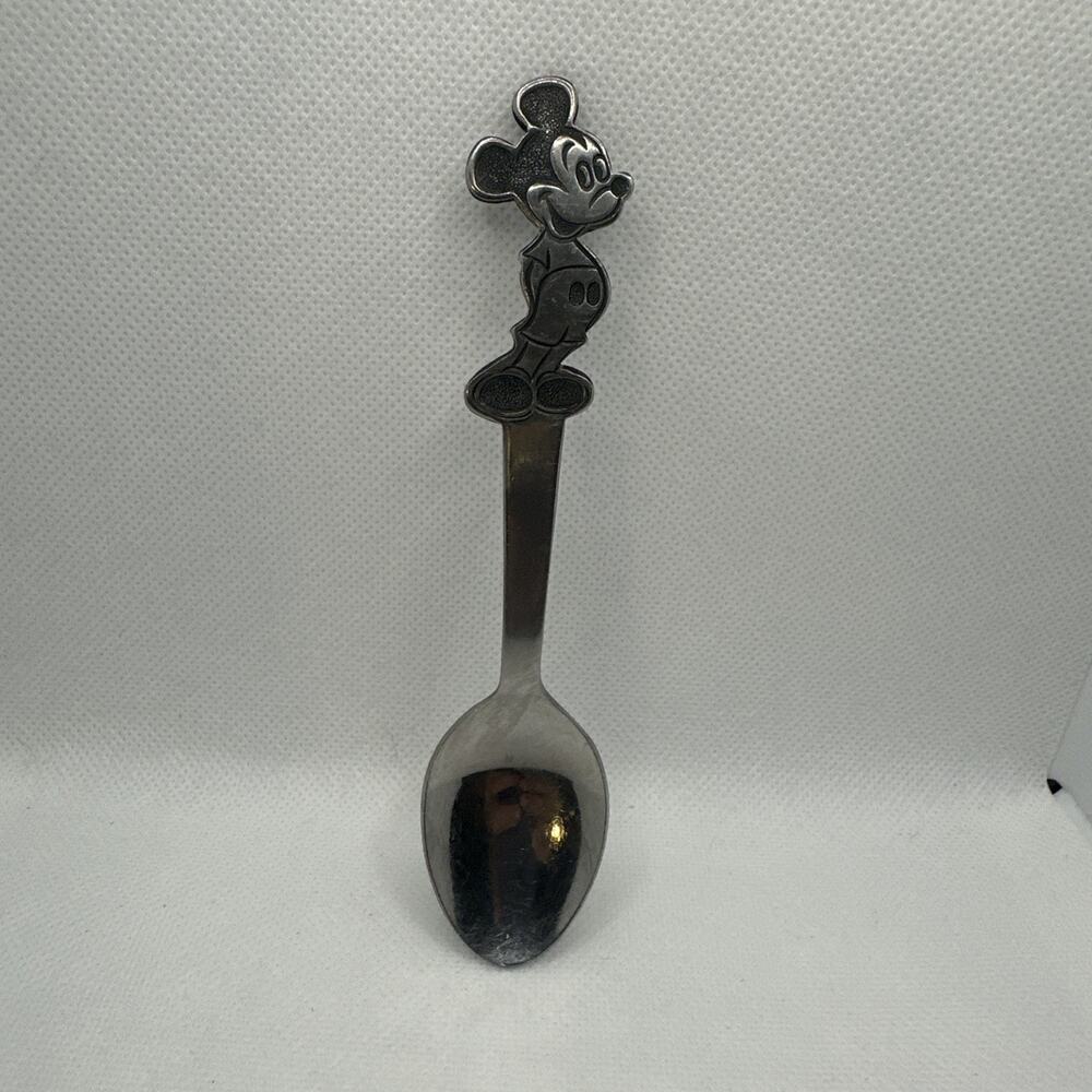 Bonny Walt Disney Youth Spoons Mickey 5 5/8" Stainless Japan vintage